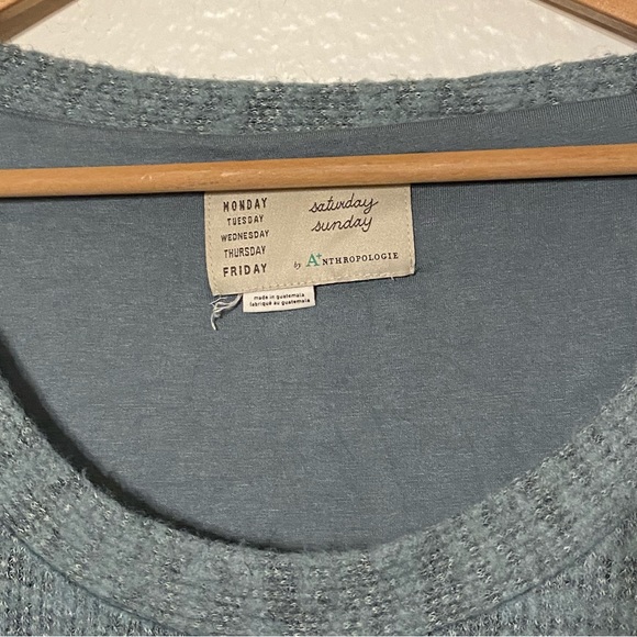 Green Soft and Lined Sweater Dress/Tunic by Anthropologie - Picture 9 of 9